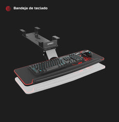 Bandeja Soporte Teclado Negra Eureka-ergo2play.myshopify.com-