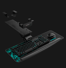 Bandeja Soporte Teclado Negra Eureka