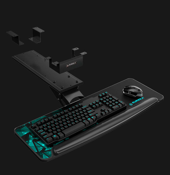 Bandeja Soporte Teclado Negra Eureka