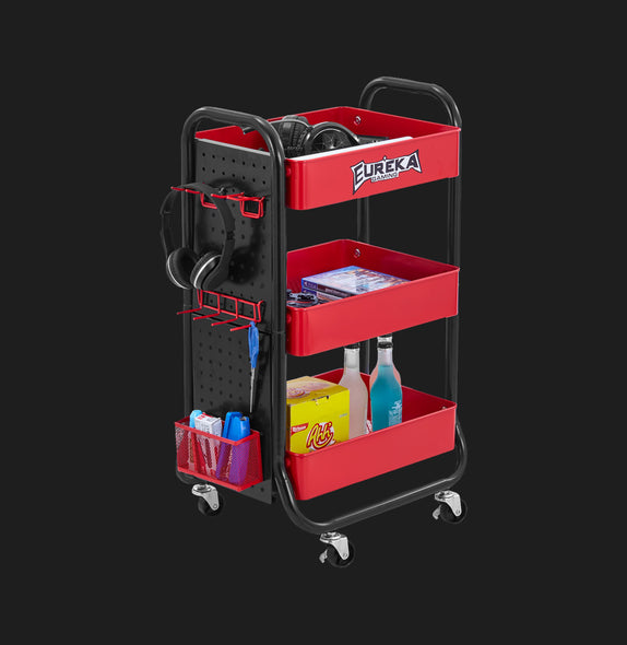 Carro Organizador Gamer Rojo-ergo2play.myshopify.com-