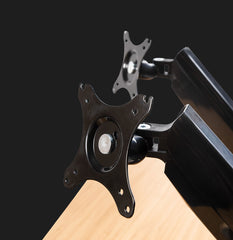 Brazo Monitor Dual de Resorte Gas Gamer - Negro-ergo2play.myshopify.com-