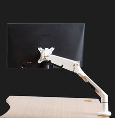 Brazo Monitor Individual de resorte a gas Gamer - Blanco-ergo2play.myshopify.com-