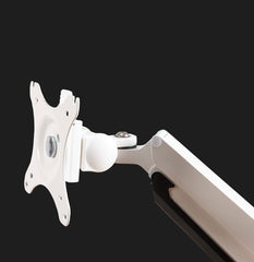 Brazo Monitor Individual de resorte a gas Gamer - Blanco-ergo2play.myshopify.com-