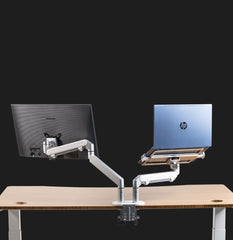 Brazo Monitor/Laptop Dual de Resorte Gas Gamer-ergo2play.myshopify.com-