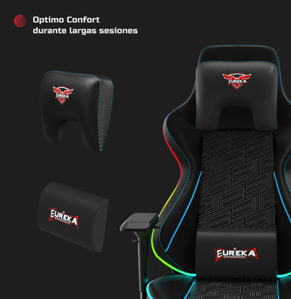 PREVENTA - Silla Gamer RGB Eureka THOR-ergo2play.myshopify.com-